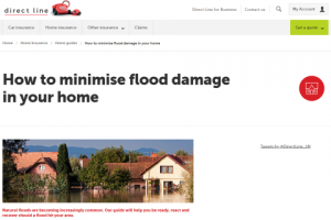 How to minimise flood damage in your home (Directline Insurance)
